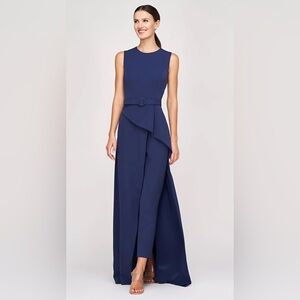 Kay Unger Midnight Blue Jumpsuit